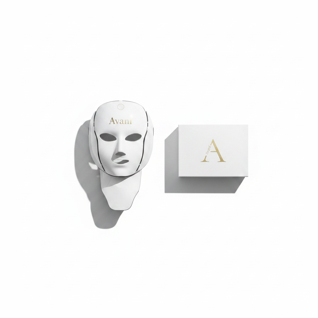 Avani Lumière LED Photon Therapy Mask on clean white background