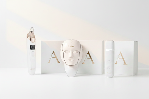 Avani Complete Collection skincare device gift set, clean product shot