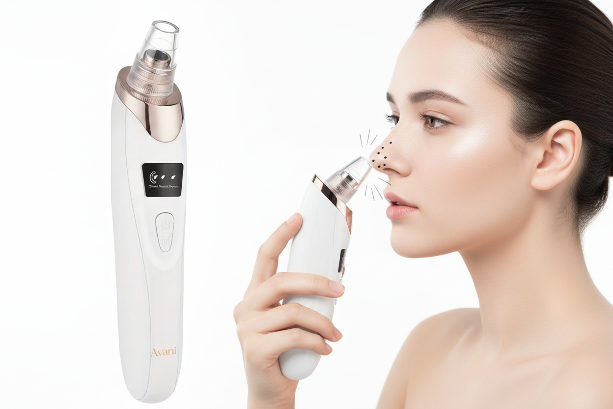 Avani Puré Pore Vacuum side profile product shot